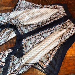 Metro Wear boho gypsy skirt with handkerchief hem.